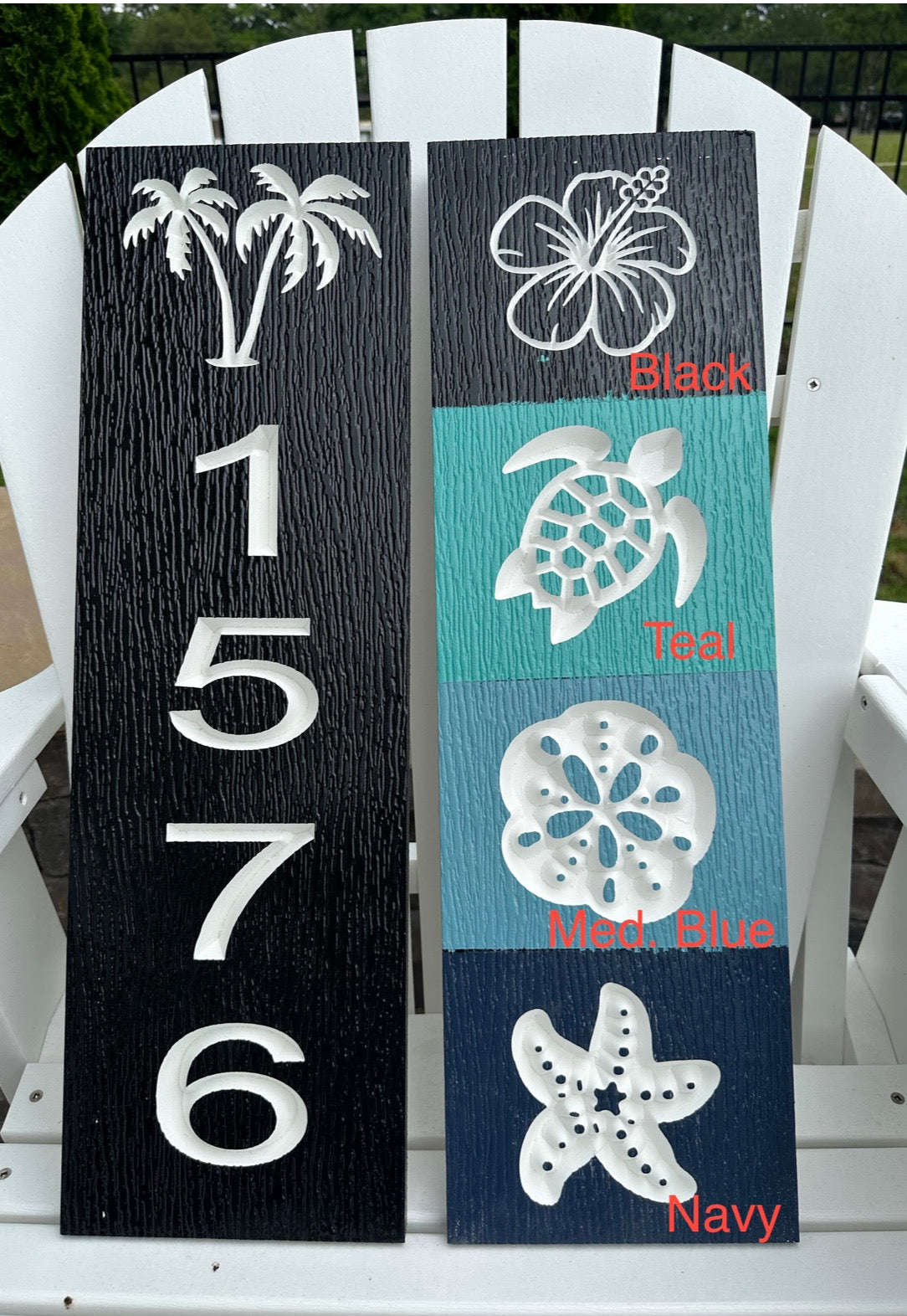 CUSTOM PVC Address Sign