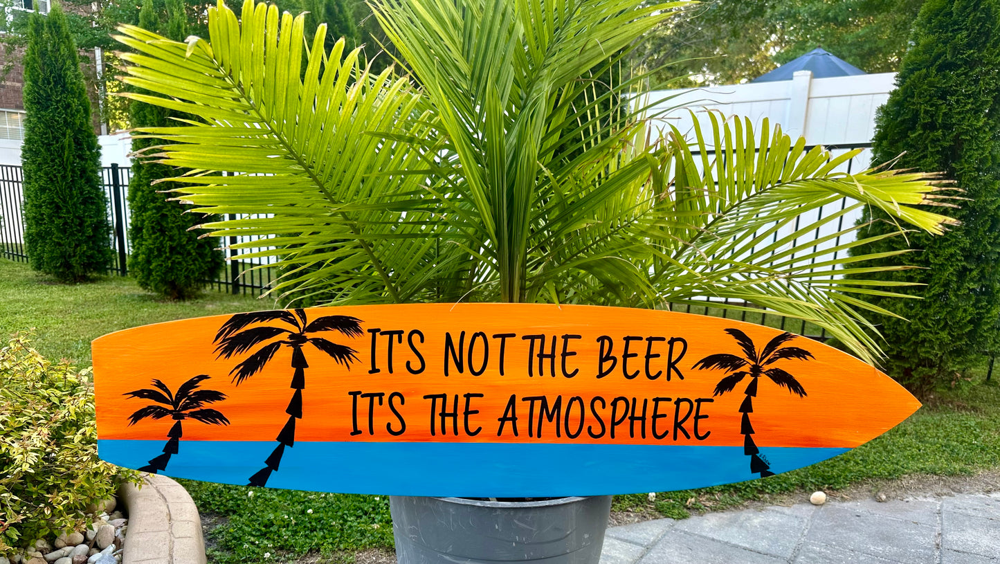 CUSTOM Surfboard Horizontal Sign (3 Sizes Available) AVAILABLE FOR SHIPPING