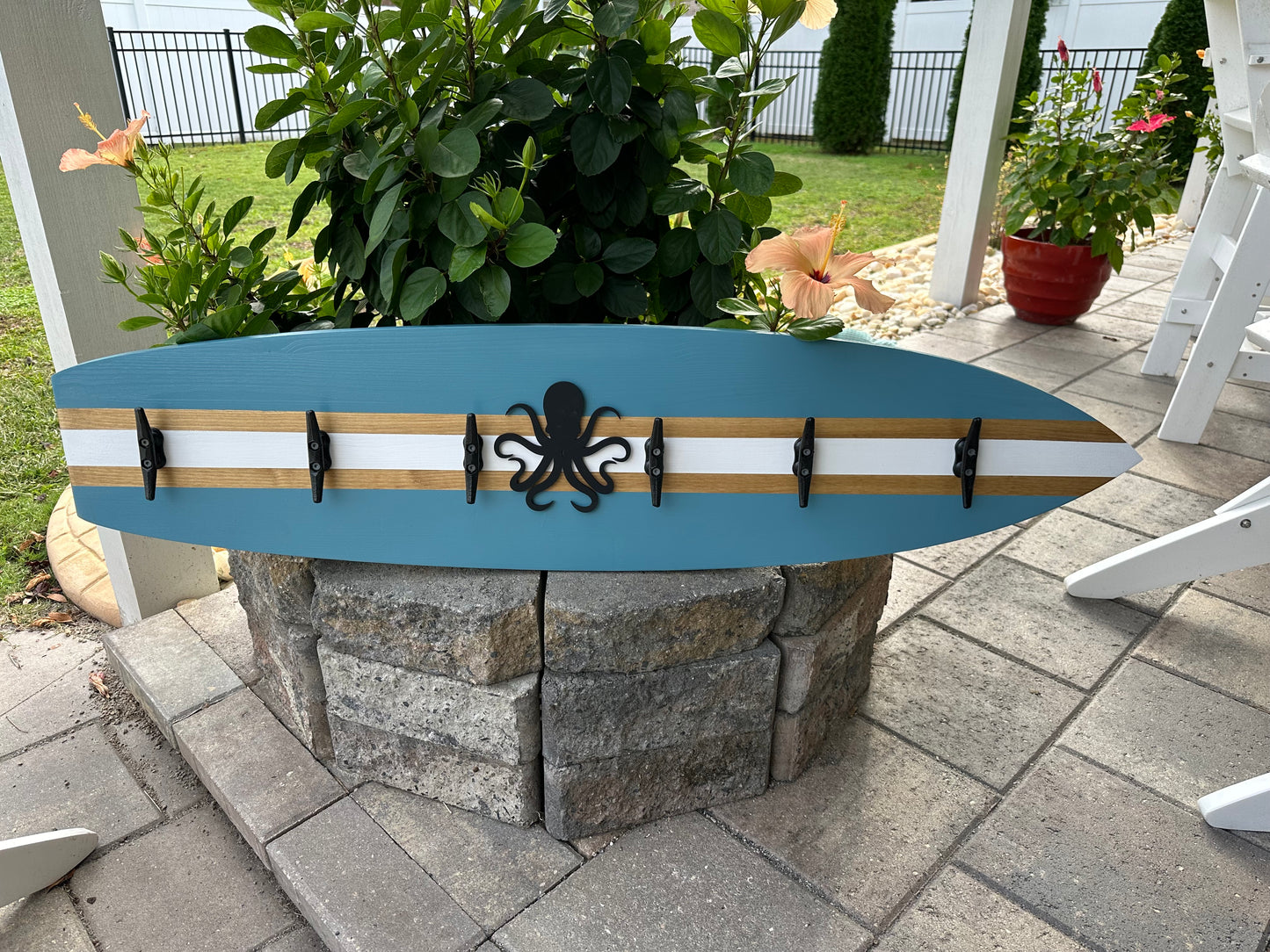 Octopus Surfboard Beach Towel Rack (3 Sizes Available)