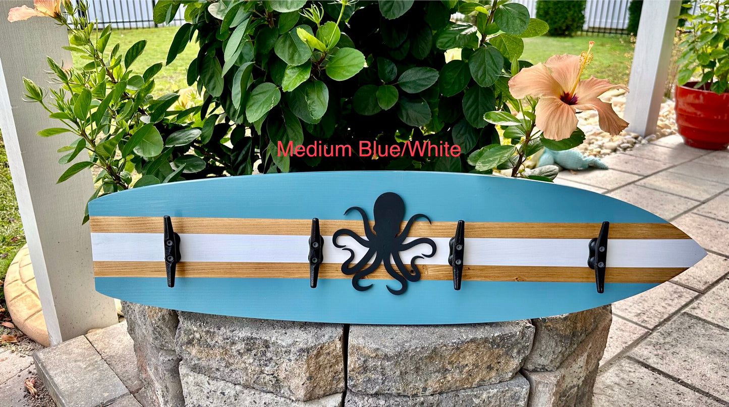 Octopus Surfboard Beach Towel Rack (3 Sizes Available)