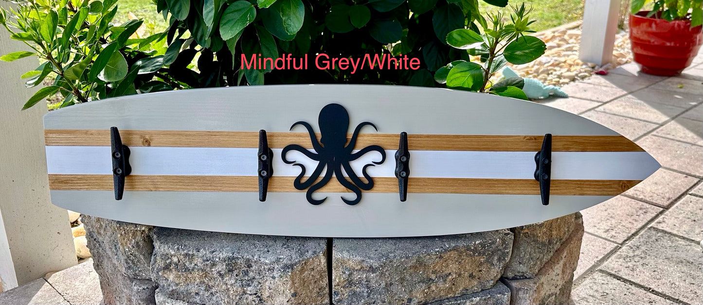 Octopus Surfboard Beach Towel Rack (3 Sizes Available)