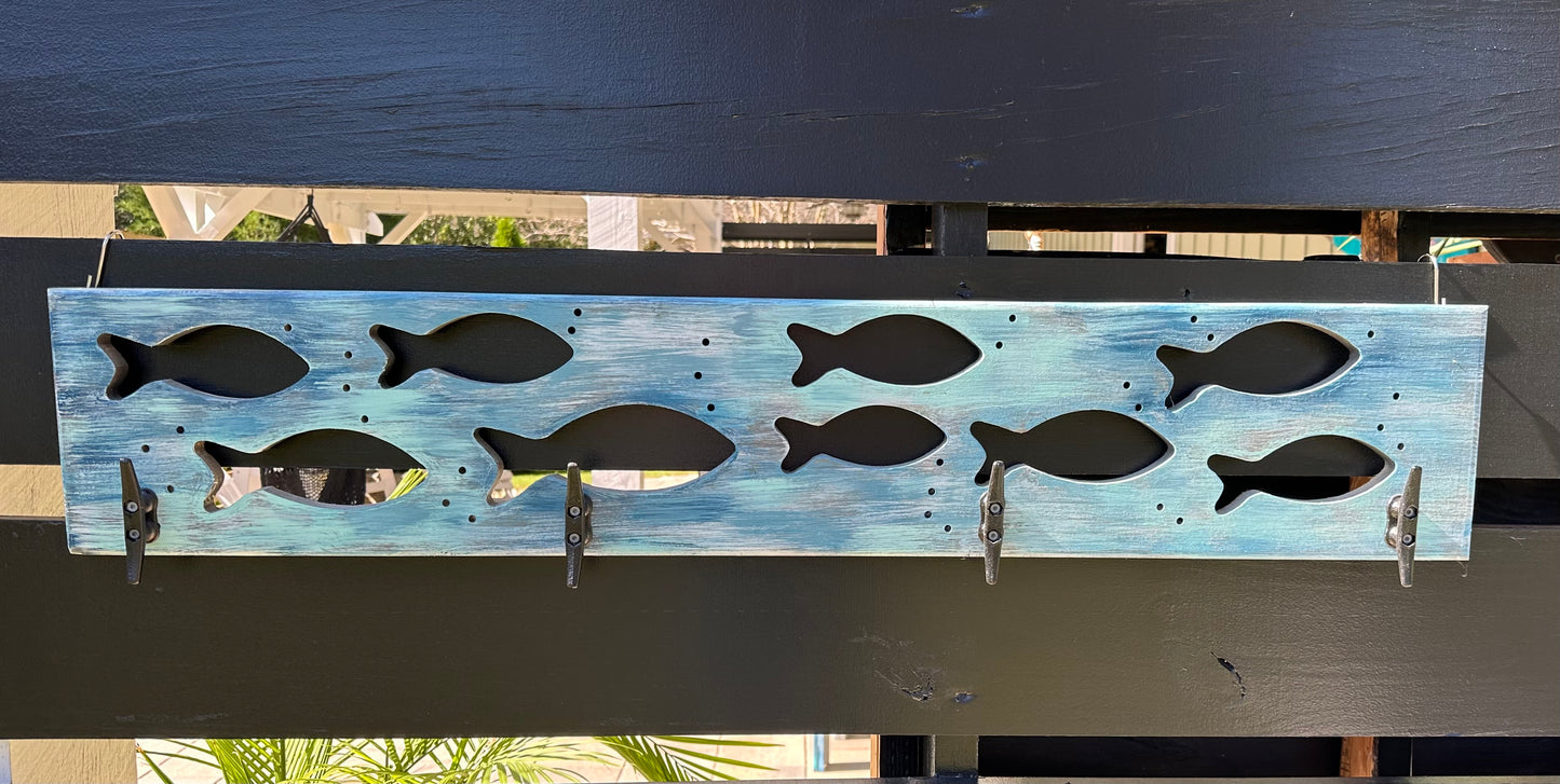 Fish Towel Rack 47" (Choice of Color)