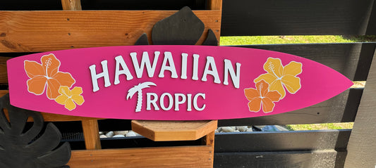 Hawaiian Tropic / Banana Boat Surfboard (ACCOUNT REPS ONLY)