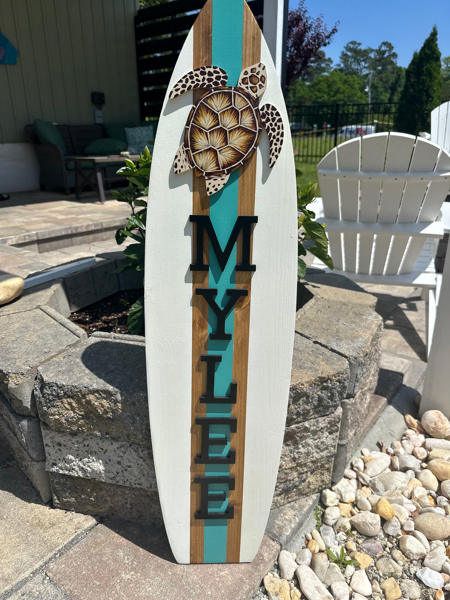 CUSTOM Surfboard Vertical Sign (3 Sizes Available)