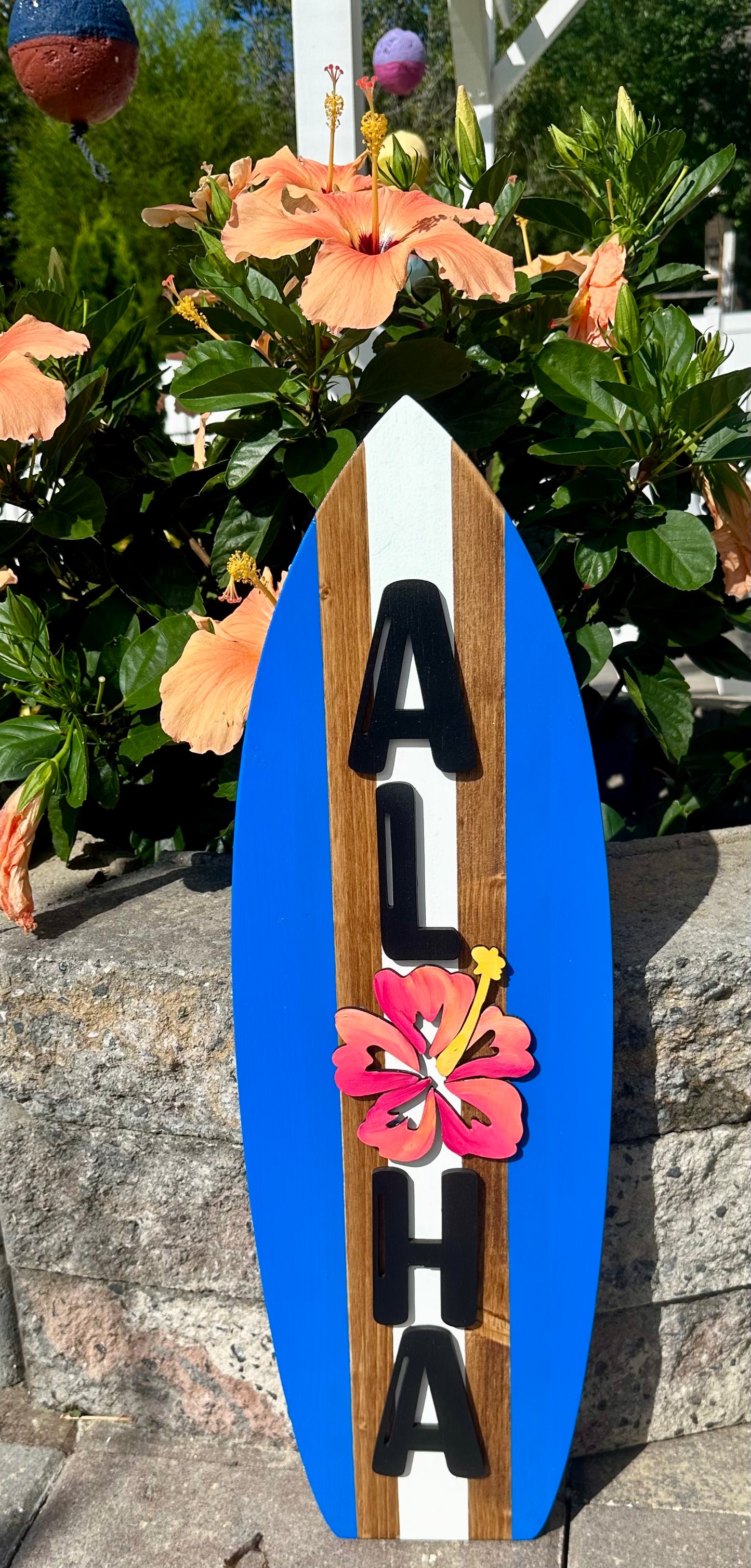 CUSTOM Surfboard Vertical Sign (3 Sizes Available)