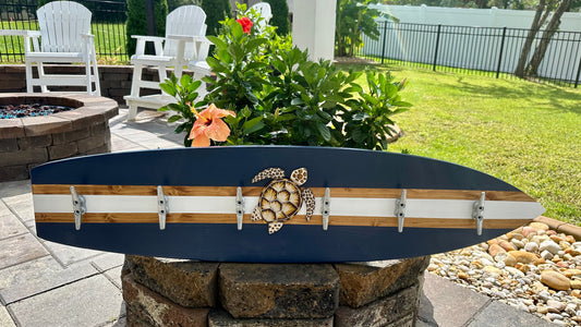 Surfboard Beach Towel Rack CHOICE OF DESIGN (3 Sizes Available)