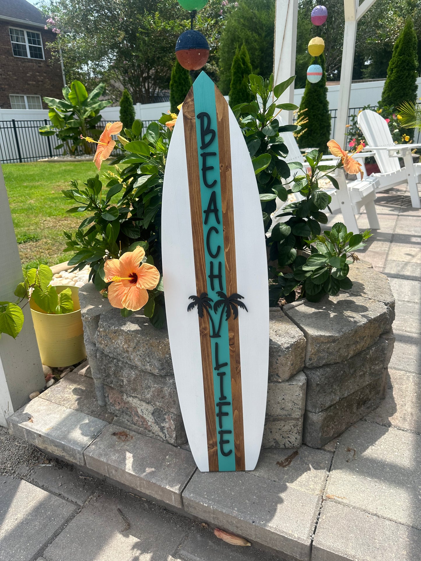 CUSTOM Surfboard Vertical Sign (3 Sizes Available)