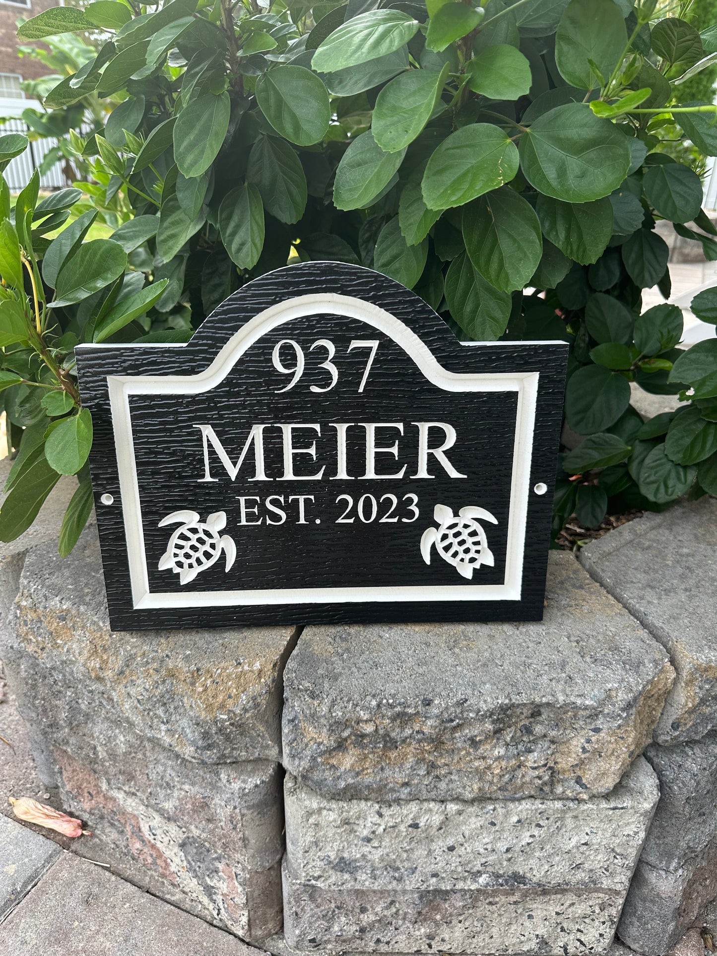 CUSTOM PVC Address Sign