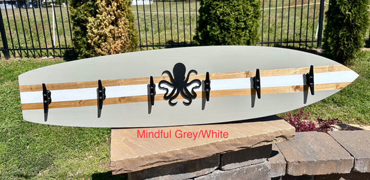 Octopus Surfboard  Beach Towel Rack (3 Sizes Available)