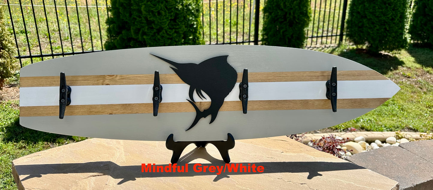 Sailfish Surfboard  Beach Towel Rack (3 Sizes Available)
