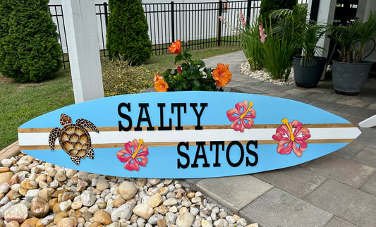 5ft or 6ft CUSTOM  Surfboard - LOCAL PICK UP ONLY