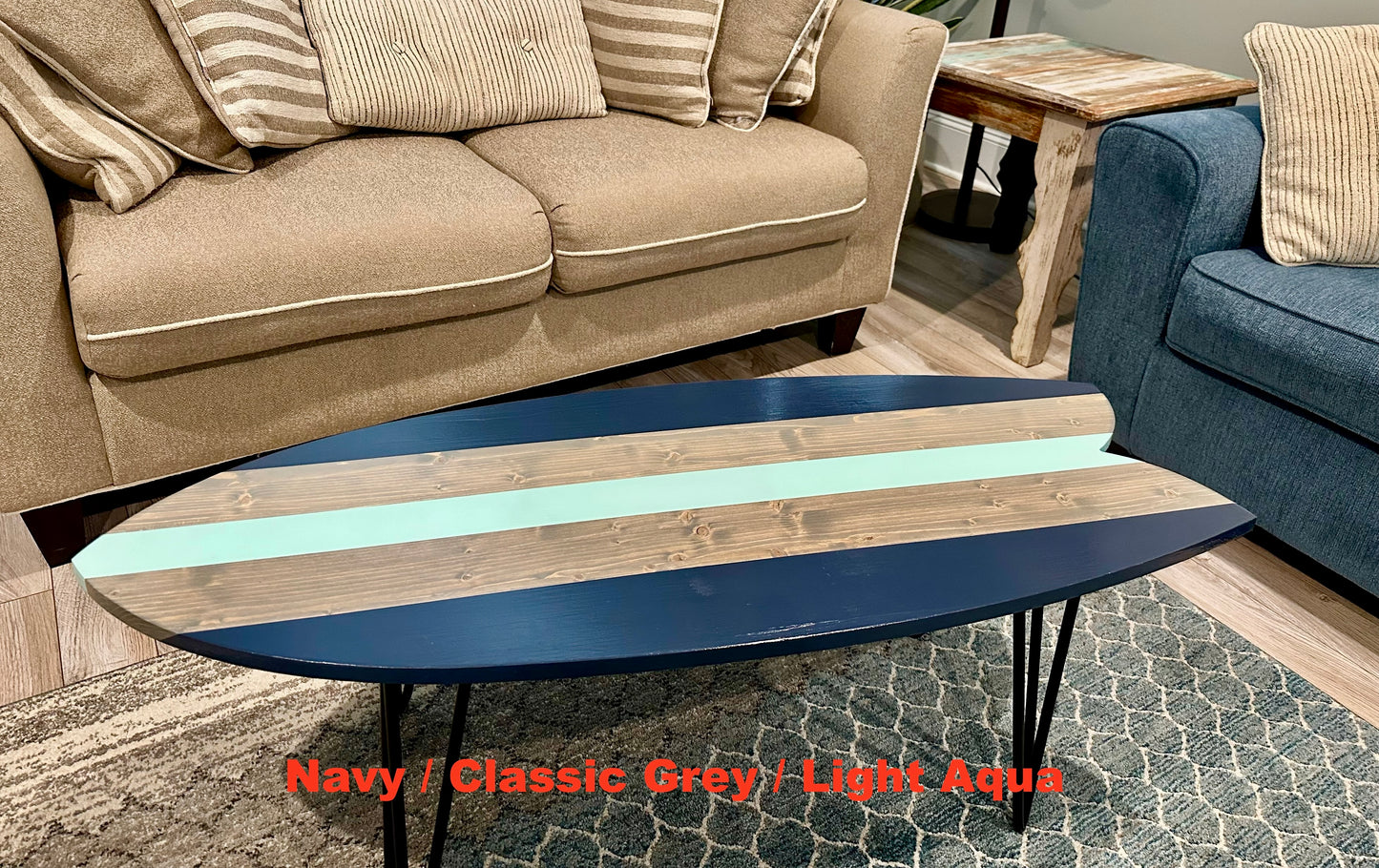 Surfboard Coffee Table 4ft
