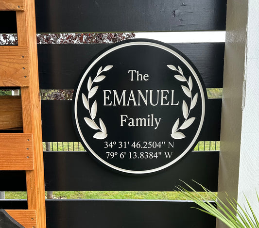 Custom Designed 23" PVC Sign