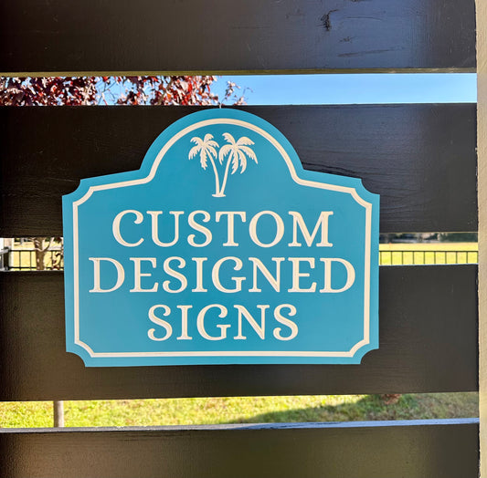 PVC Custom Designed Sign Outdoor Sign (Rectangle)