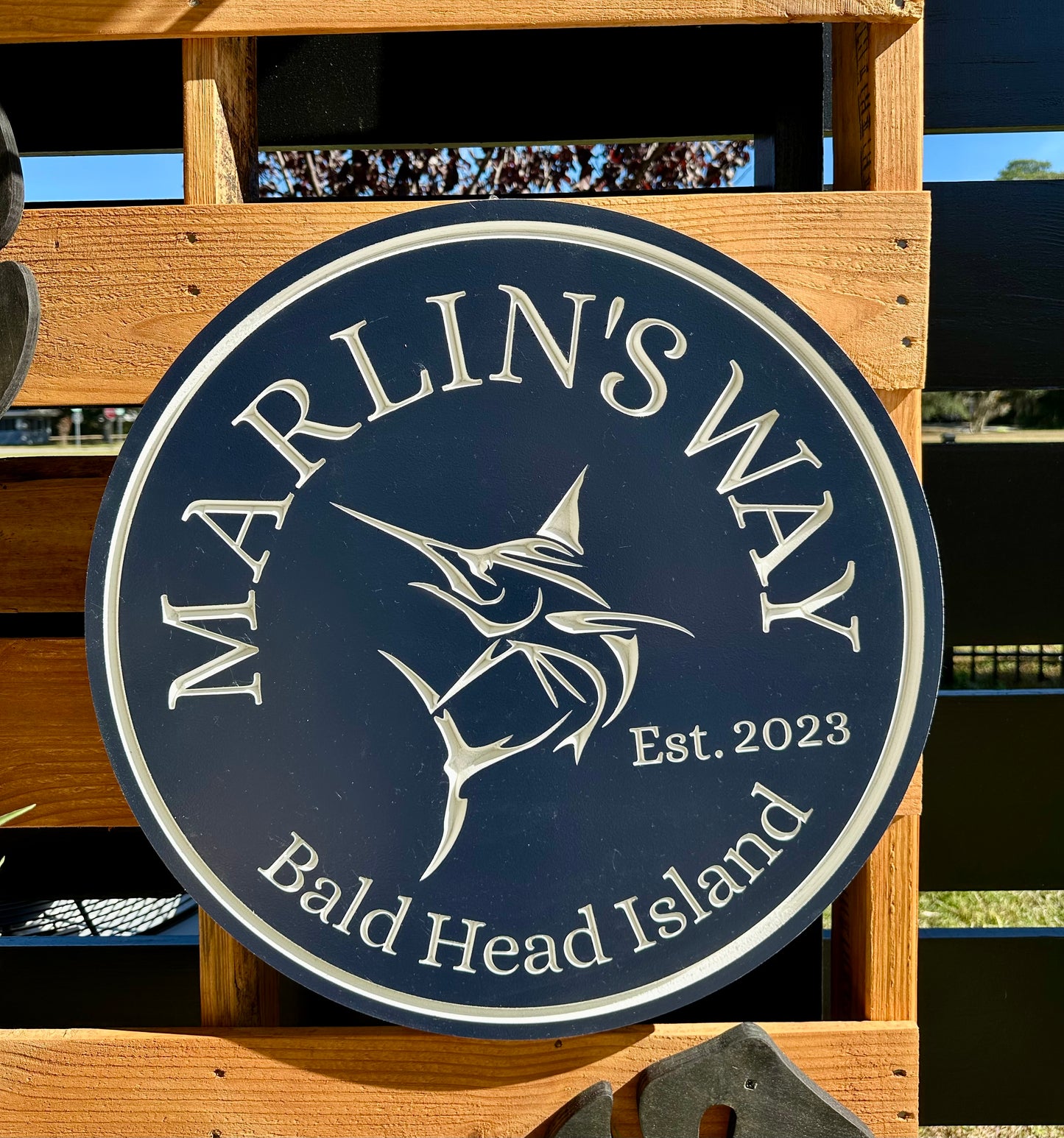 Custom Designed 23" PVC Sign