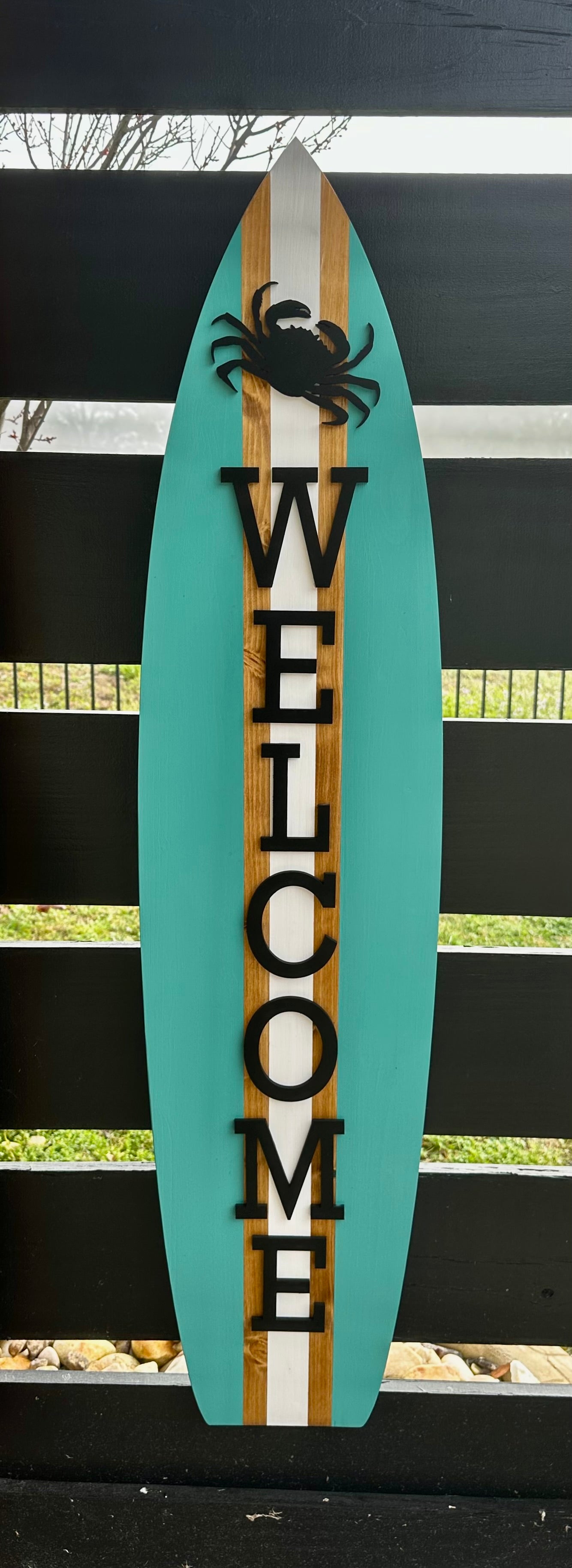 Surfboard WELCOME CRAB Vertical Sign(4 Sizes Available)