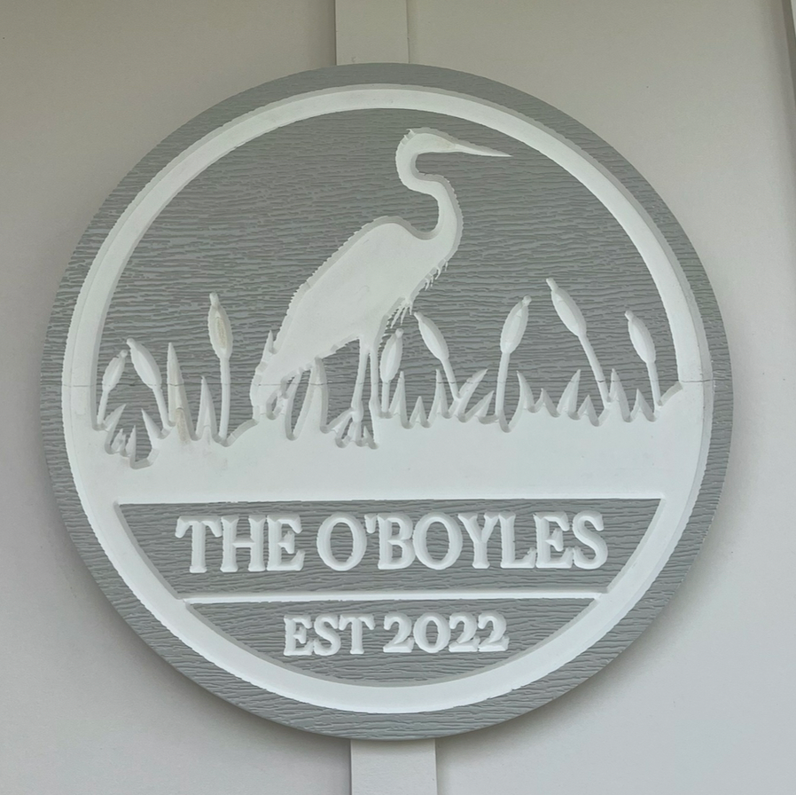 Custom Designed 23" PVC Sign