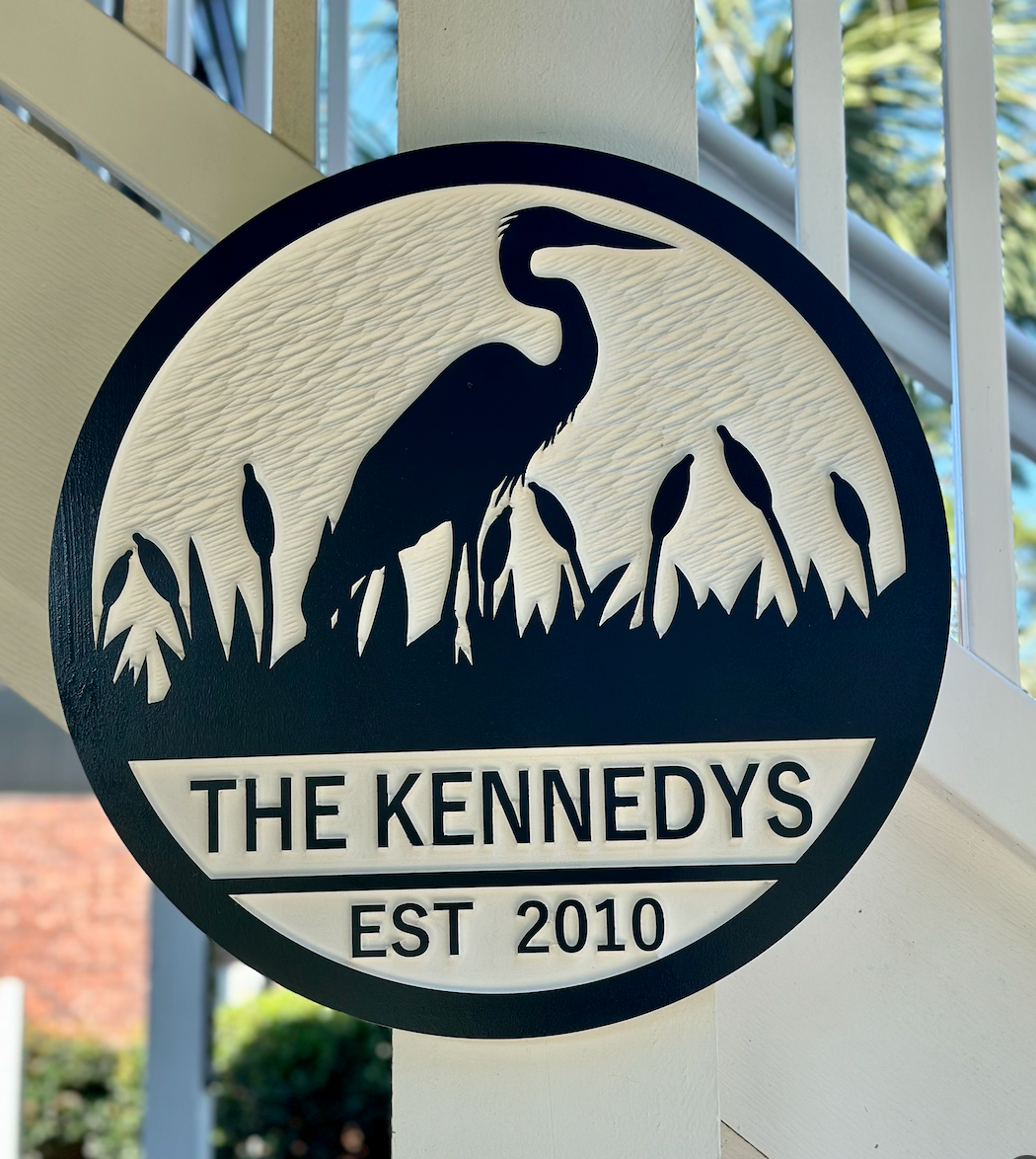 Custom Designed 23" PVC Sign